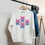 Kilim Desenli Sweatshirt (anadolu koleksiyonu)
