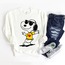 Snoopy Tasarım Sevgili Kombin Sweatshirt (Adet fiyattır)