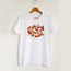 Retro Çiçekli Dudak Tasarım Tshirt