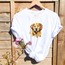 Köpek Desenli Ebeveyn Kombin Tshirt (Adet Fiyattır)