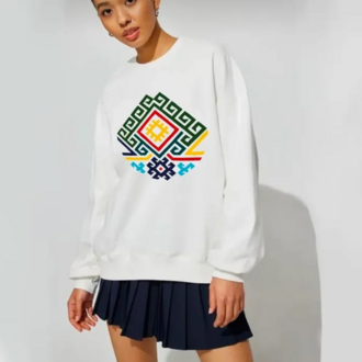 Kilim Deseni Tasarım Sweatshirt (anadolu koleksiyonu)