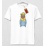 Ayı Figürlü Baba ve Çocuk Kombin Tshirt