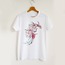 Balık ve Çiçekler Tasarım Tshirt (Tattoo koleksiyonu)