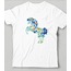 Çiçekli At Anne Kız Tasarım Kombin Tshirt (adet Fiyattır)