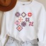 Kilim Desenli Tasarım Sweatshirt (anadolu koleksiyonu)
