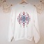 Kilim Desenli Swatshirt (Anadolu Koleksiyonu)