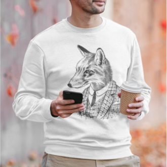 Kurt Adam Tasarım Sweatshirt
