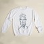 Kadın İllustrasyon Çizimli Tasarım Sweatshirt