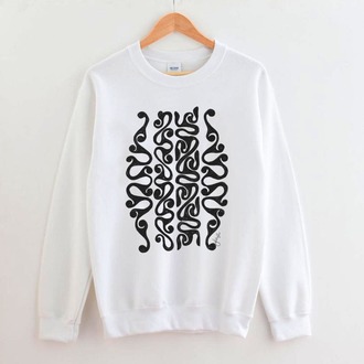 Trend Motifli Tasarım Sweatshirt