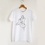 Kadın ve Kurt Tasarım Tshirt (Tattoo koleksiyonu)