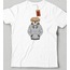 Buldok Figürlü Baba ve Çocuk Tasarım Tshirt
