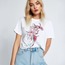 Balık ve Çiçekler Tasarım Tshirt (Tattoo koleksiyonu)