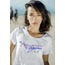 Balina ve çiçekler tasarım t-shirt