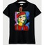 Kübik Kadın Tasarım Siyah Tshirt
