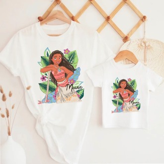 Moana Anne Ve Kızı Kombin Tshirt (adet Fiyattır)