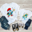 Şirin Baba ve Şirine Ebeveyn Kombin Tshirt (Adet Fiyattır)