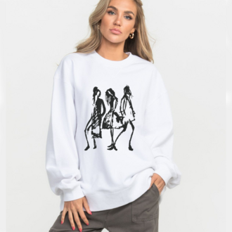 Slüet Kadınlar Tasarım Sweatshirt