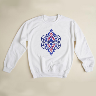 Çini Desenli Sweatshirt
