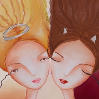 Lilith Ve Havva Resim