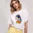 İnci Küpeli Kadın Tasarım Tshirt