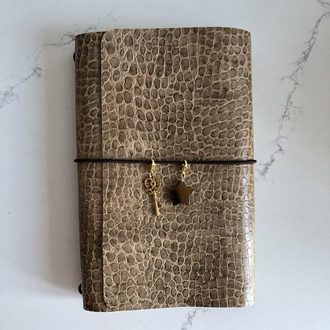 A6 Sonbahar Gerçek Deri Defter Kılıfı