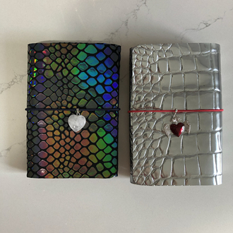 A6 Hologram Deri Defter Kılıfı