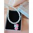  Sevimli Kedi Hello Kitty'li İnci Kolye