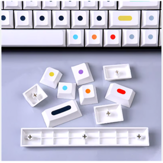 Koi Şans Balıklı Space Bar Mekanik Klavye Tuşu. Artisian Keycap.