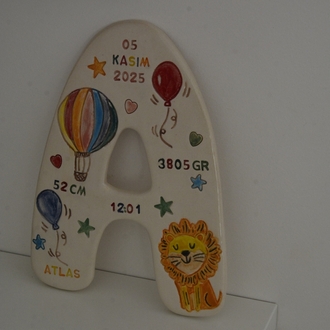 Kişiye Özel Seramik Bebek Dekoru