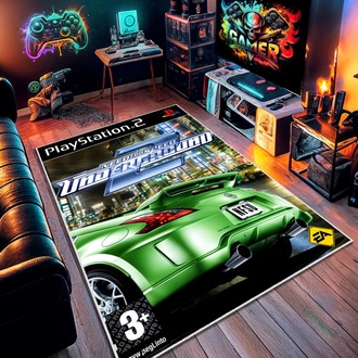 NFS Undergraund 2 Halı 80 x 120 cm , Diğer Ölçüler İçin Varyasyon Seçebilirsiniz
