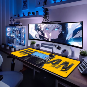 Batman Temalı Kişiye özel tasarım gaming mousepad ile setup’inı tamamen sana özel