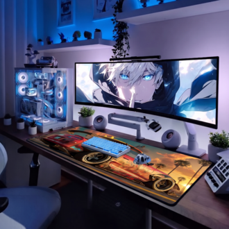 Toyota Supra Temalı Kişiye özel tasarım gaming mousepad ile setup’inı tamamen sana özel