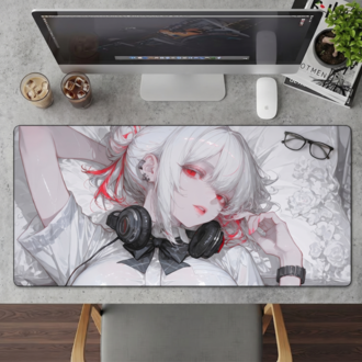 Anime Kız Temalı Kişiye özel tasarım gaming mousepad ile setup’inı tamamen sana özel