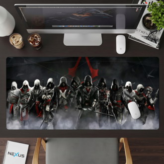 Assassin's Creed Temalı Kişiye özel tasarım gaming mousepad ile setup’inı tamamen sana özel