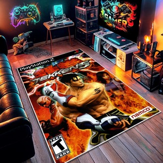 Tekken 5 Halı 80 x 120 cm , Diğer Ölçüler İçin Varyasyon Seçebilirsiniz