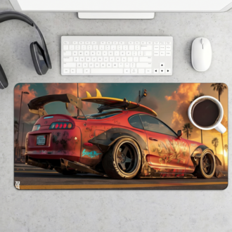 Toyota Supra Temalı Kişiye özel tasarım gaming mousepad ile setup’inı tamamen sana özel