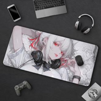 Anime Kız Temalı Kişiye özel tasarım gaming mousepad ile setup’inı tamamen sana özel