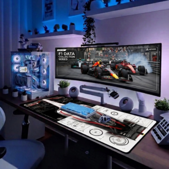 F1 Temalı Kişiye özel tasarım gaming mousepad ile setup’inı tamamen sana özel hale getir!