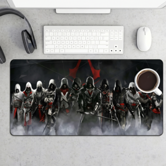 Assassin's Creed Temalı Kişiye özel tasarım gaming mousepad ile setup’inı tamamen sana özel