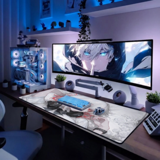 Anime Kız Temalı Kişiye özel tasarım gaming mousepad ile setup’inı tamamen sana özel