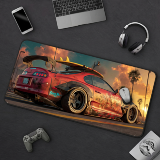 Toyota Supra Temalı Kişiye özel tasarım gaming mousepad ile setup’inı tamamen sana özel