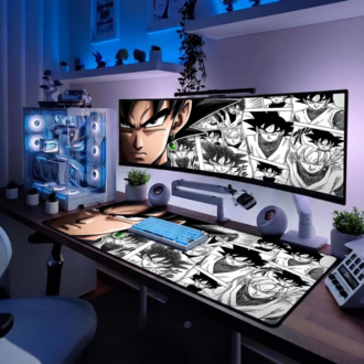 Goku Anime Temalı Kişiye özel tasarım gaming mousepad ile setup’inı tamamen sana özel