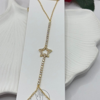 Zirve Yıldızı Taşlı Gold Şahmeran