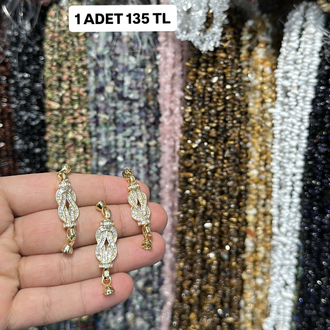 İnci aparatı zirkon altın kaplama