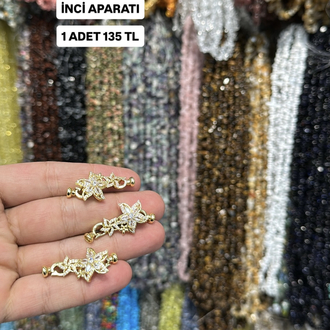 İnci aparatı zirkon altın kaplama