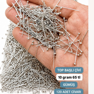 10 gram   prinç kalite top başlı çıvı