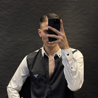 PRADA PREMIUM GÖMLEK (İTHAŞ KUMAŞ) siyah