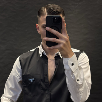 PRADA PREMIUM GÖMLEK (İTHAŞ KUMAŞ) siyah