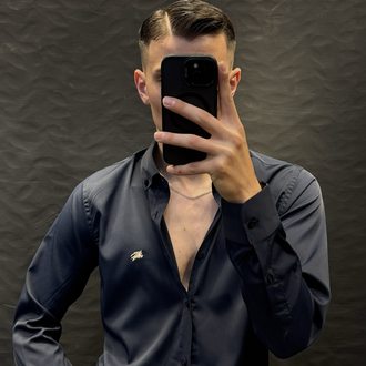 BURBERRY PREMIUM GÖMLEK (LACİVERT) İTHAL KUMAŞ