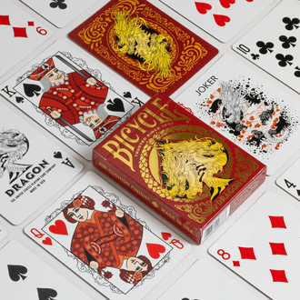 Bicycle Dragon v2 Playing Cards